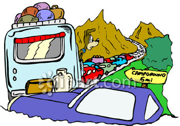 350x245 Clip Art Rv Camp Out Clipart