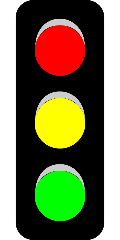400x800 Free Clipart Traffic Light (V) Thebyteman