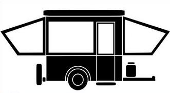 331x181 Free Rv Tent Trailer Clipart