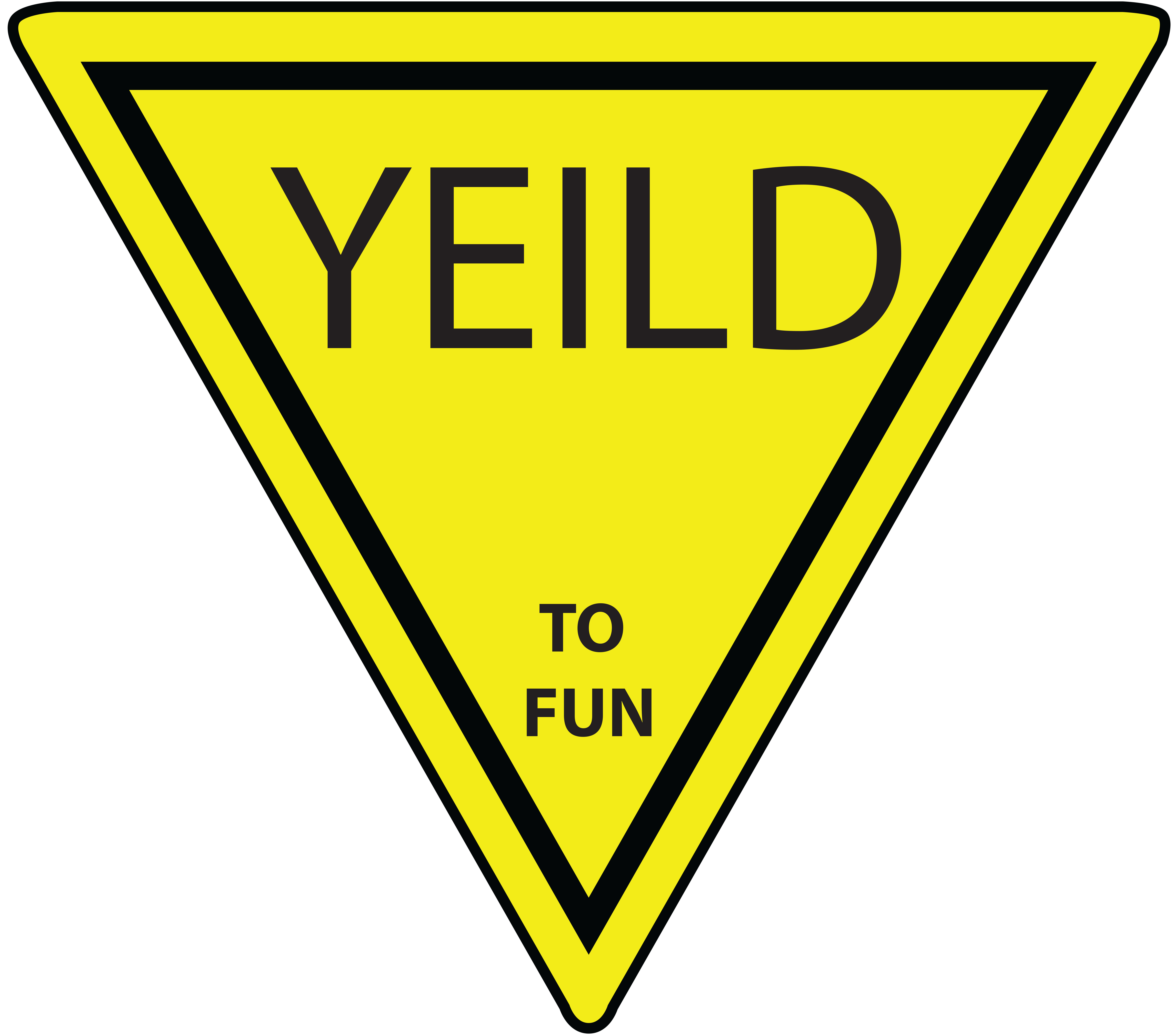 6946x6113 Yield Sign Clip Art Many Interesting Cliparts