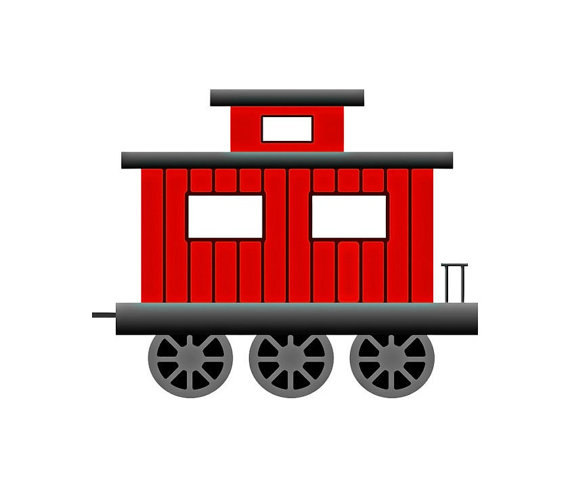570x493 Little Red Caboose Clip Art Clipart