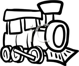 300x254 Train Clipart Black And White