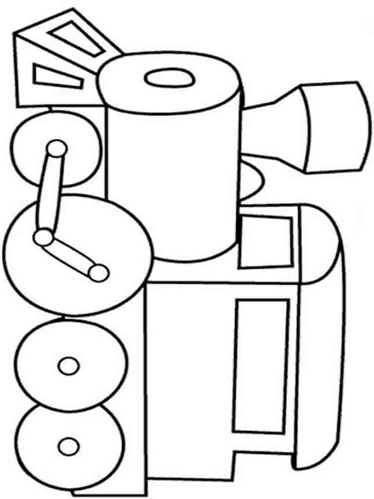 Train Coloring Pages | Free download on ClipArtMag