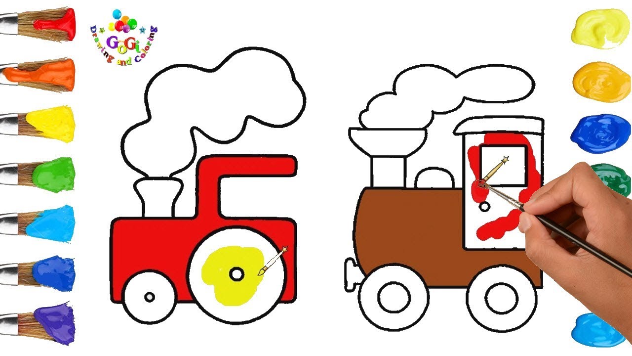 Train Drawing For Kids | Free download on ClipArtMag