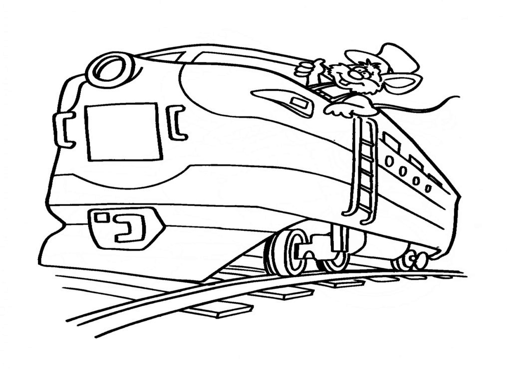 1024x768 Train Coloring Pages For Kids Fitfru Style Printable Train