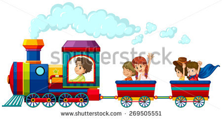 450x241 Drawn Railroad Children'S