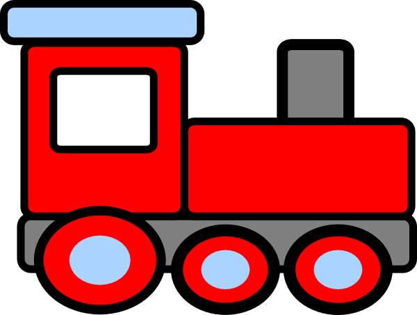 600x453 Engine Clipart Red Train