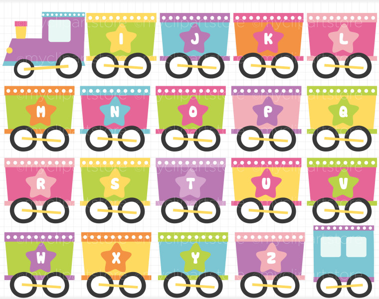 760x600 Pink Train Cliparts