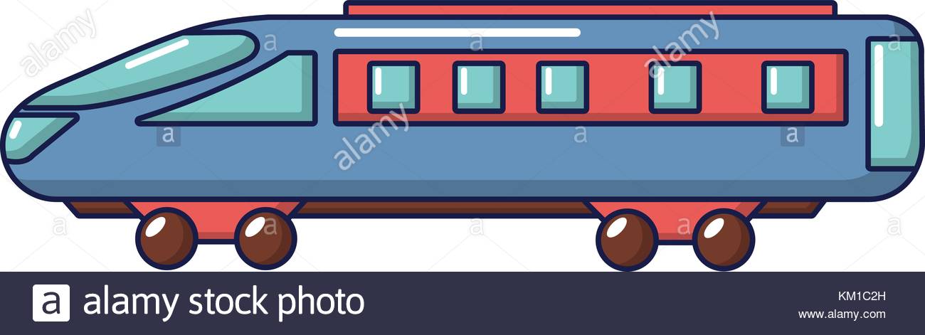 1300x471 Express Train Icon, Cartoon Style Stock Vector Art Amp Illustration