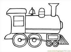 236x172 Train Pattern. Use The Printable Outline For Crafts, Creating