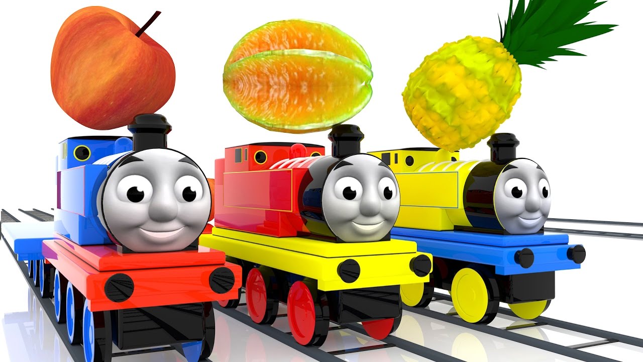 1280x720 Teach Children Fruits Names And Colors With Thomas And Friends