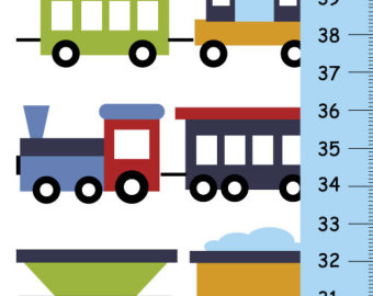 340x270 Train Growth Chart Etsy