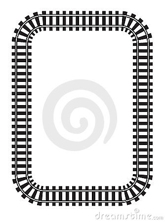 334x450 Railroad Border Clip Art