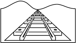 296x168 Railroad Outline Clip Art