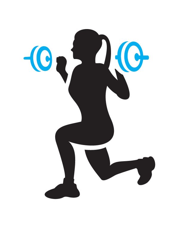 600x761 Fitness Training Clipart