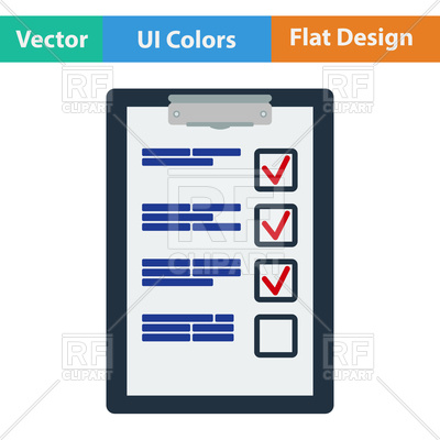 400x400 Training Plan Tablet Icon Royalty Free Vector Clip Art Image