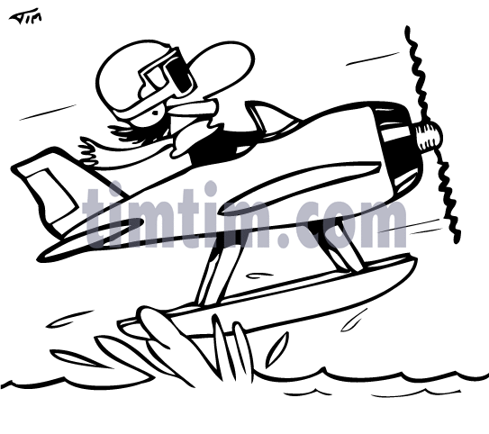 543x482 Free Drawing Of A Sea Plane Bw3 From The Category Trains Planes