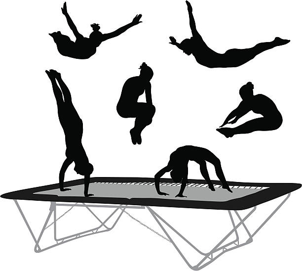 612x548 Gymnastics Clipart Trampoline Gymnastics