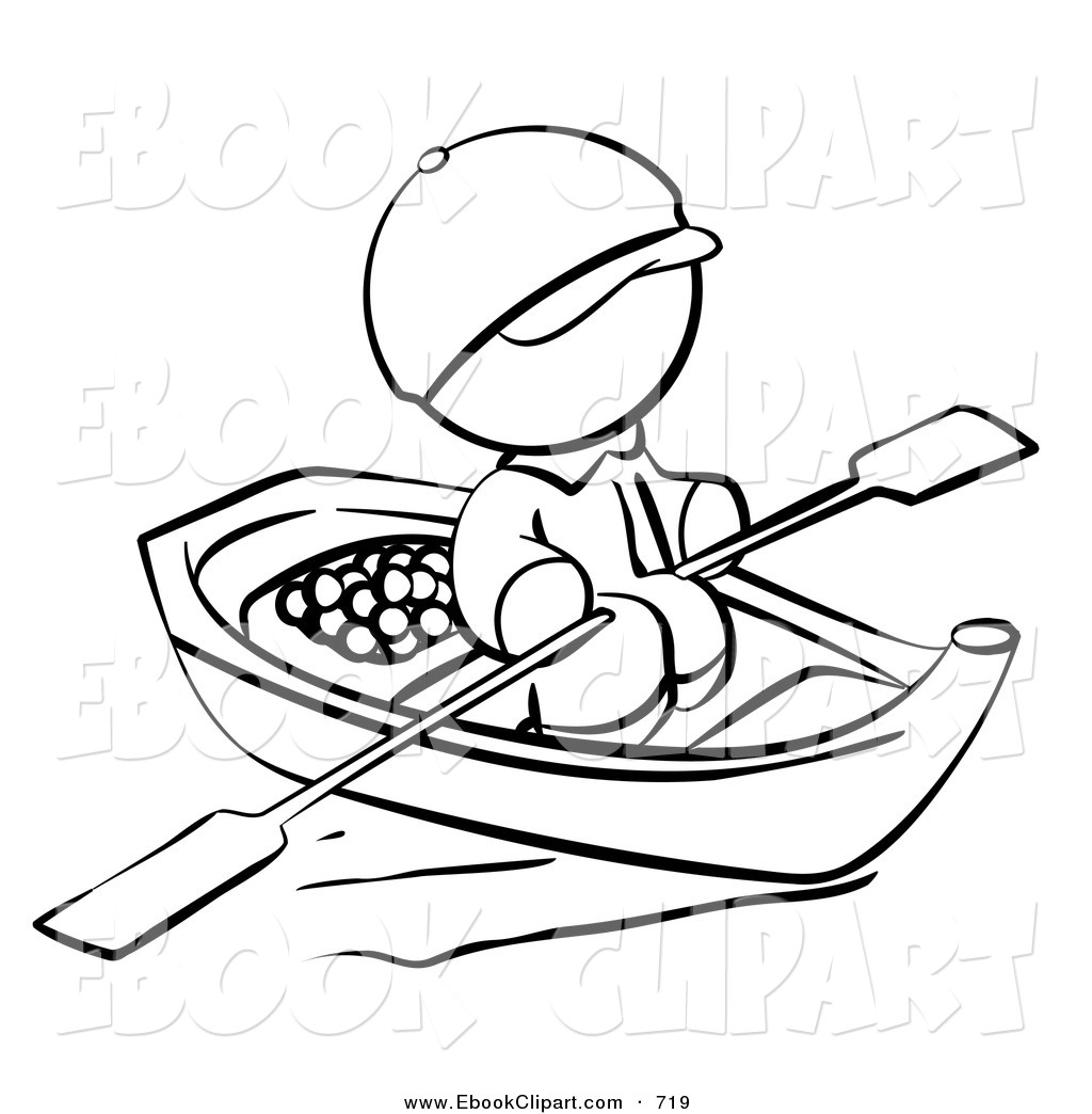 1024x1044 Row Boat Black And White Clipart