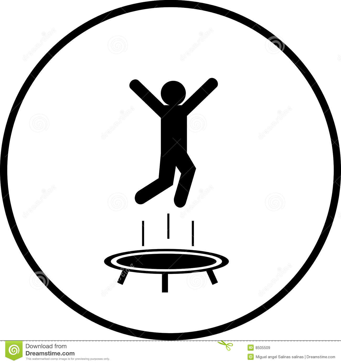 1300x1390 Trampoline Jumping Man Symbol Clipart Panda