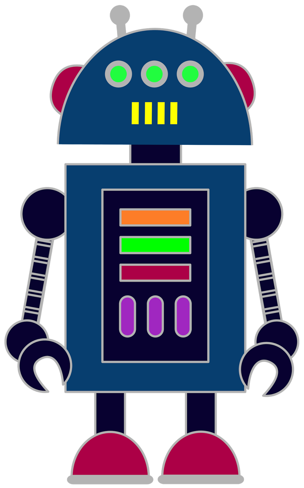 995x1600 Free Robot Clip Art For Classrooms, Teachers And Parents. Manta