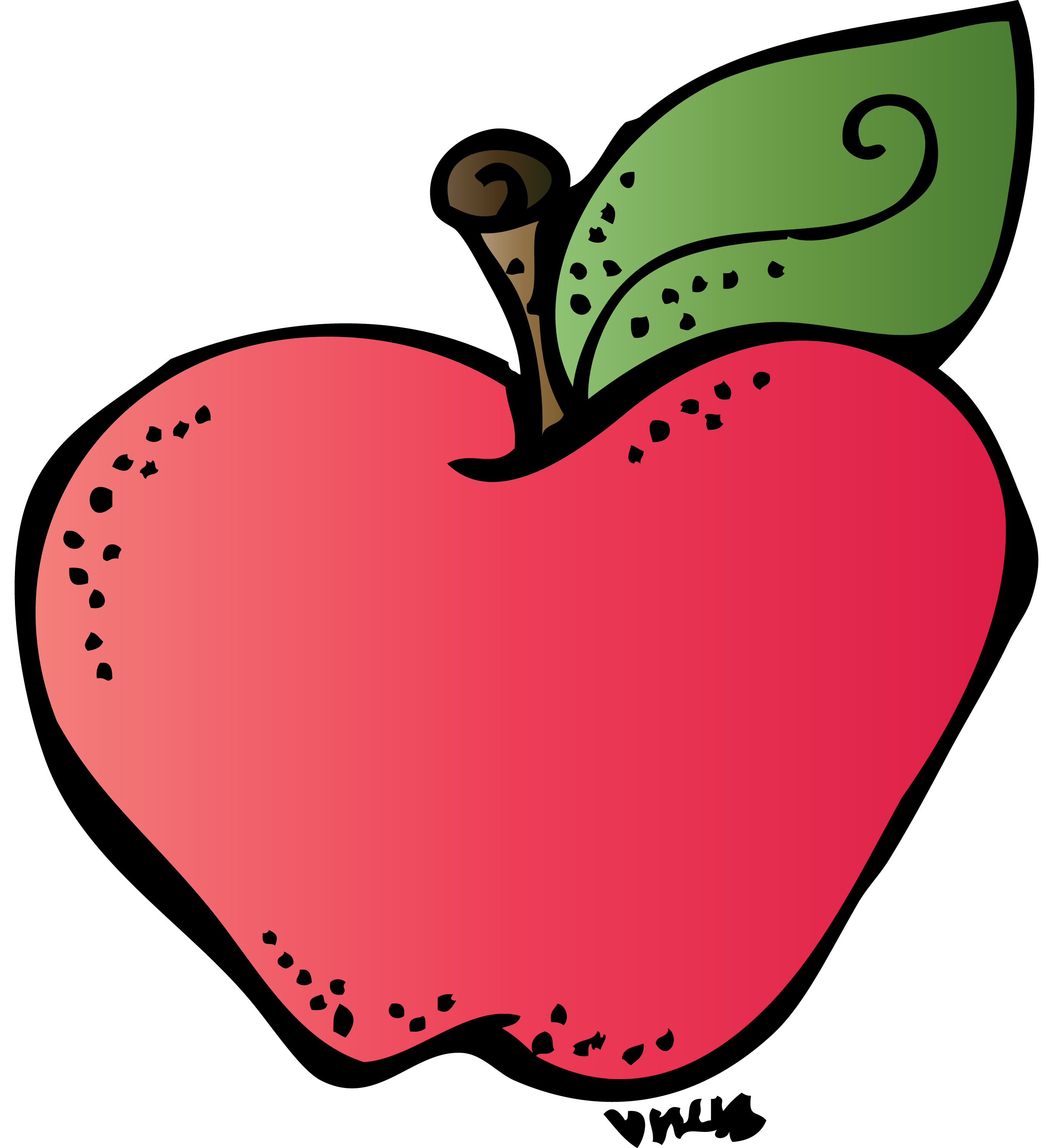 2738x3000 Apple Clipart Transparent Background