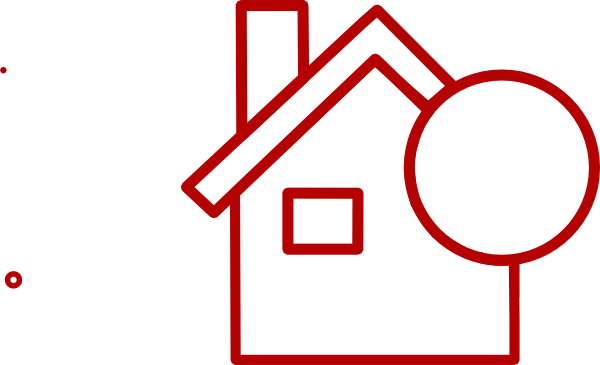 600x365 Red House Square Transparent Clip Art