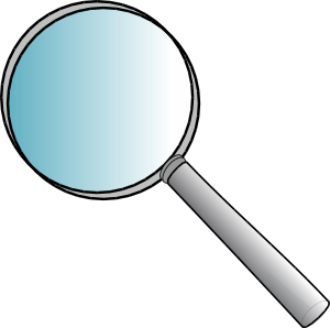 300x298 Magnifying Glass Clipart Transparent Background 3