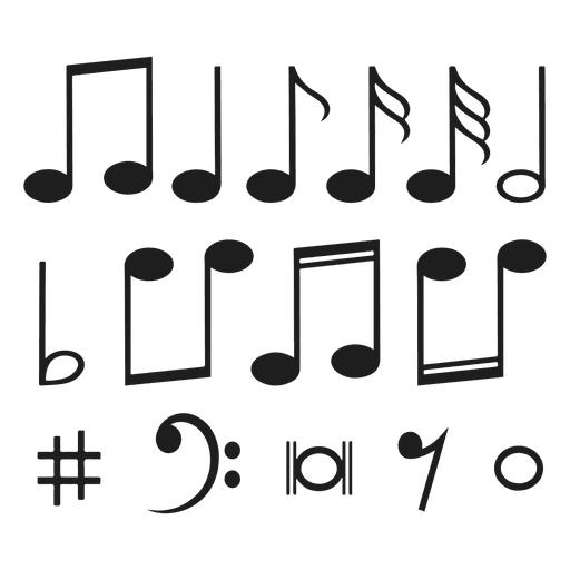 512x512 Music Notes