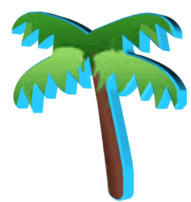 279x296 Palm Tree Spinning Sticker By Animatedtext For Ios Amp Android Giphy
