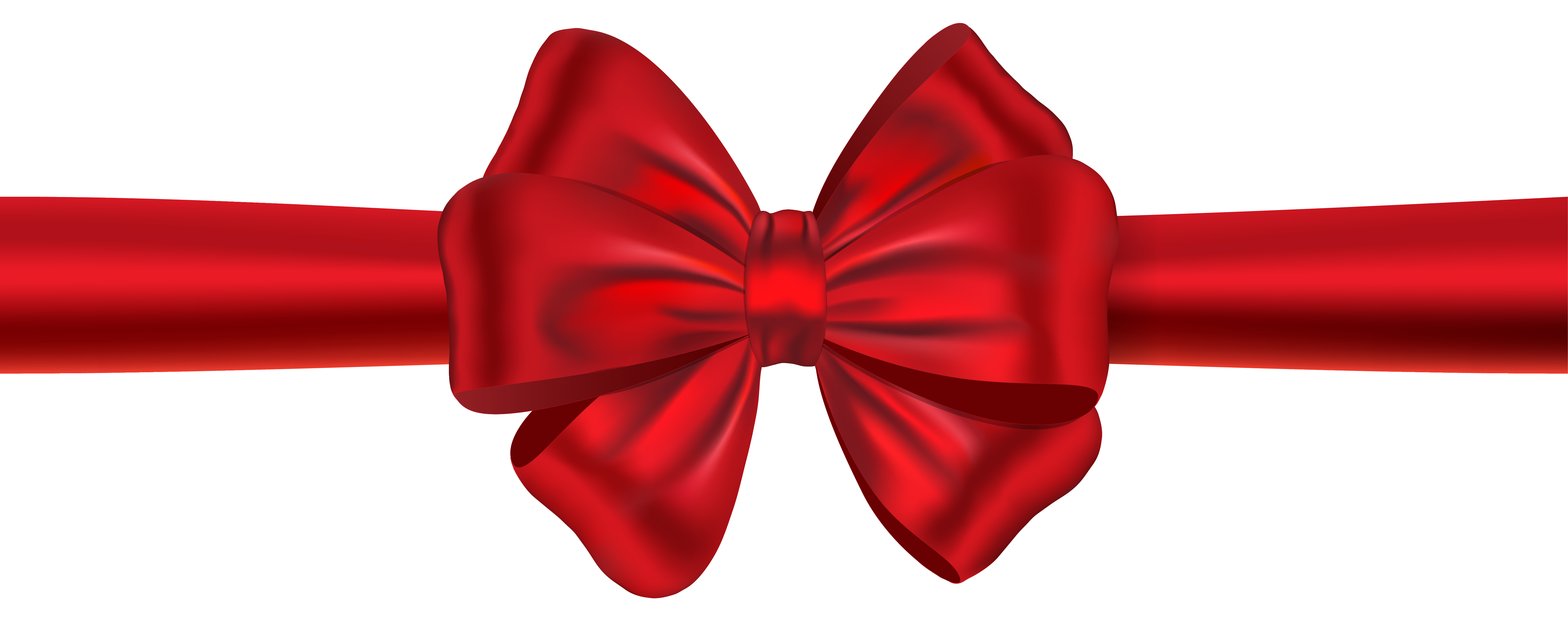 6204x2447 Red Ribbon With Bow Png Clipart Imageu200b Gallery Yopriceville