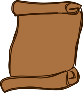 267x299 Scroll Clip Art