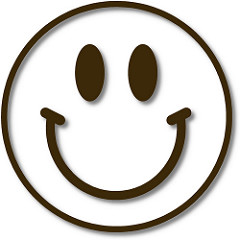 240x240 Happy Face (With Shadow) If A Transparent Background Is