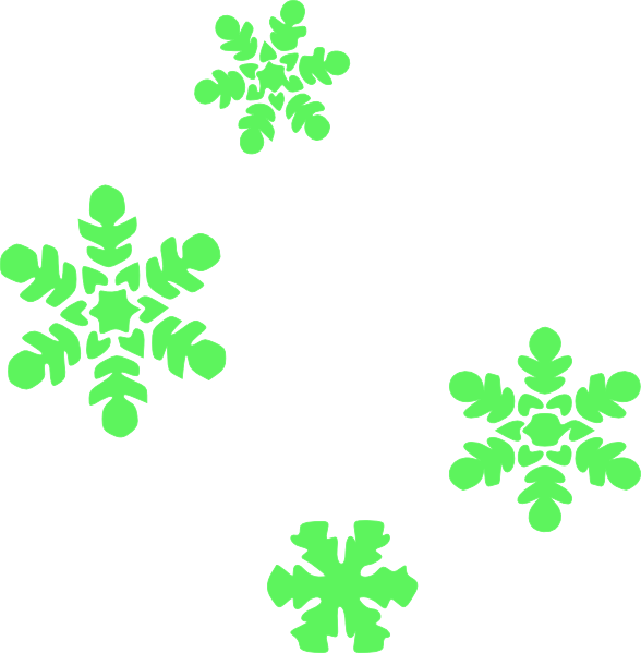 588x599 Snowflake Clipart Green Snowflake