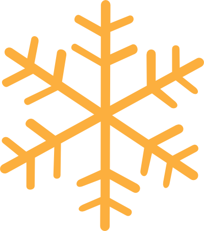 400x453 Snowflake Clipart Yellow