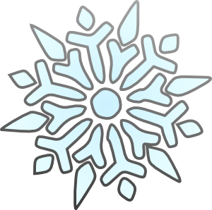 300x298 Erik Single Snowflake Clip Art