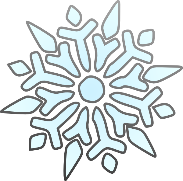 600x595 Snowflake Clipart Single Snowflake