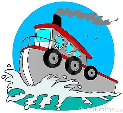 400x365 Water Transport Clipart