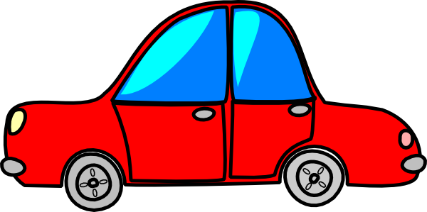 600x299 Car Red Cartoon Transport Clip Art