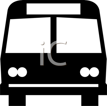 350x347 Royalty Free Bus Clip Art, Transportation Clipart