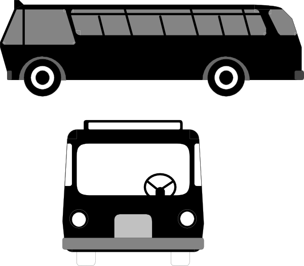 600x525 Bus Transportation Clip Art Free Vector 4vector