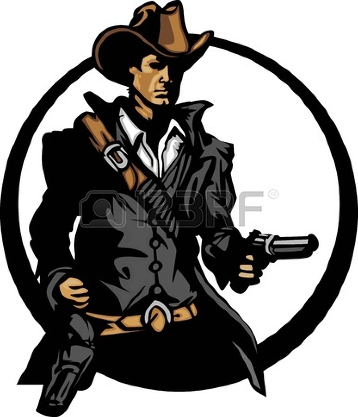 1161x1350 Cowboy Clipart Shootout
