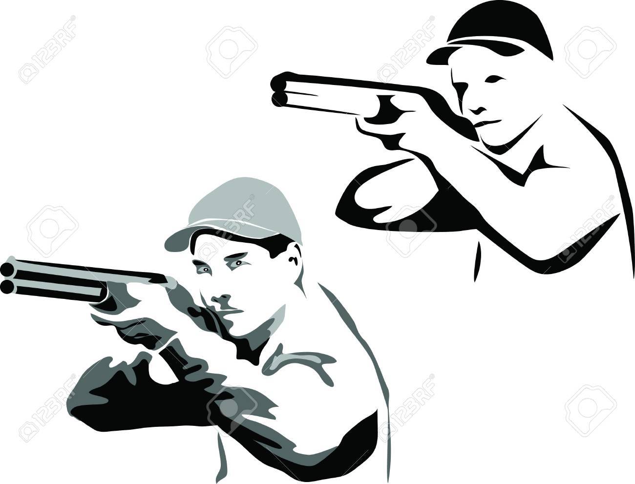 1300x991 Skeet Shooting Clipart