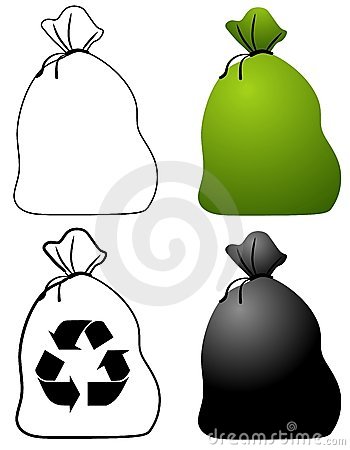 350x450 Trash Clipart Trash Bag