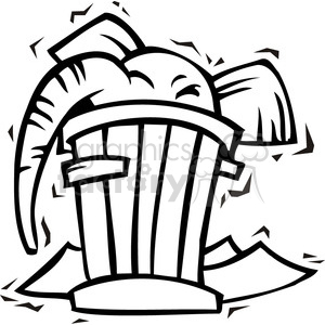 300x300 Royalty Free Black And White Clip Art Of A Republican Elephant