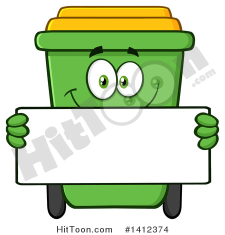 450x470 Trash Clipart Green