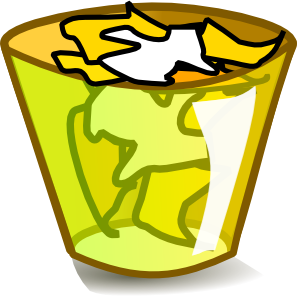 297x299 Trash Can Clip Art