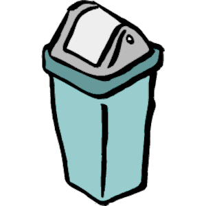300x300 Trash Clipart Trash Can