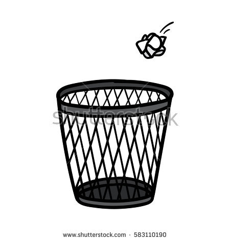450x470 Trash Clipart Basketball