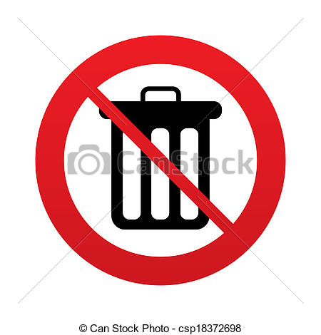 450x470 Trash Clipart Don T
